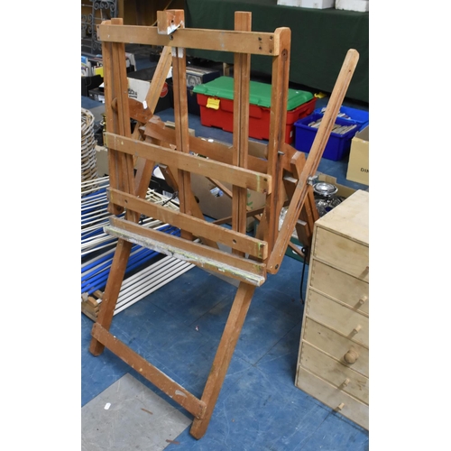 421 - A Wooden Artists Easel