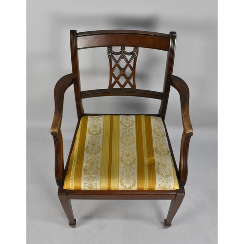 508 - A Mid 20th Century Mahogany Armchair