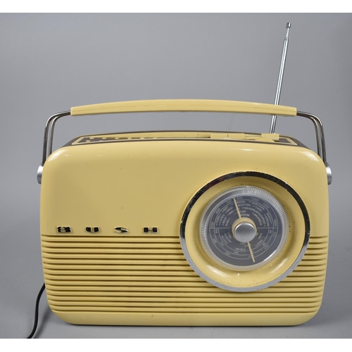 142 - A Modern DAB and Three Band Radio in the Form of a Vintage Bush Radio