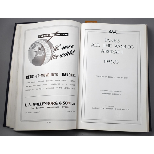 163 - A Bound Volume, Jane's-All The World's Aircraft 1952-53 Edition