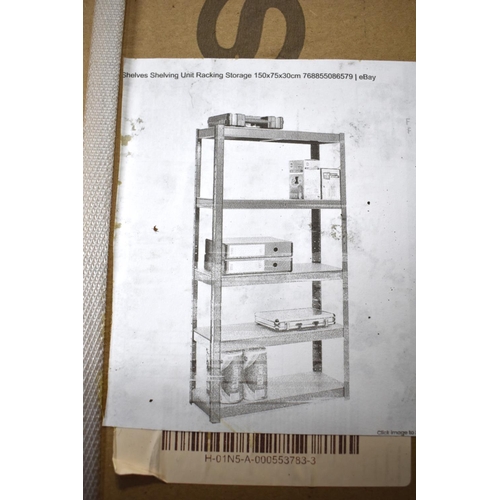 199 - A New and Unopened Shelf Unit Racking, 150x75x30cms