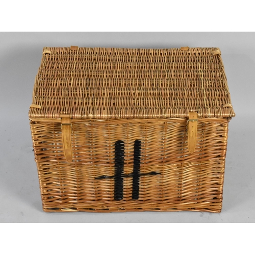 219 - A Modern Wicker Harrods Hamper, 56cms Wide