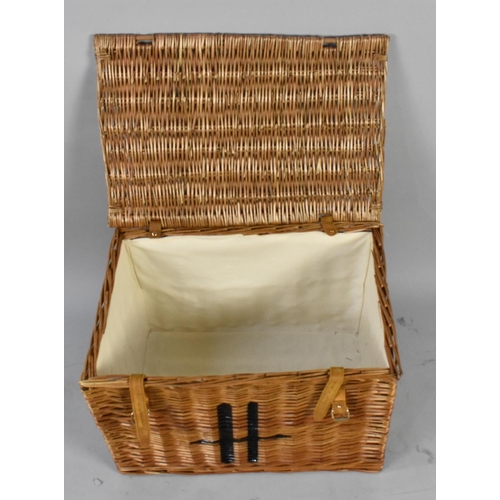 219 - A Modern Wicker Harrods Hamper, 56cms Wide