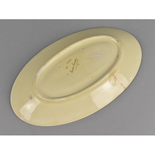 27 - A Mid 20th Century Oval Dish, 