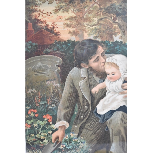 306 - A Framed Pears Print After Arthur Stocks, Motherless, 33x41cm