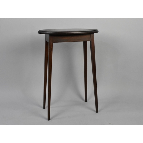 62 - A Mid 20th Century Oval Mahogany Occasional Table, 49cms Wide