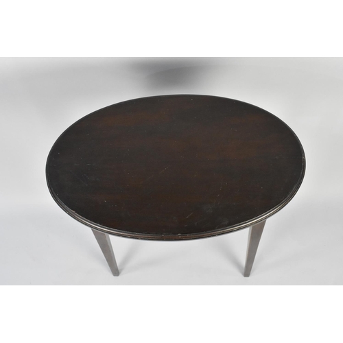 62 - A Mid 20th Century Oval Mahogany Occasional Table, 49cms Wide