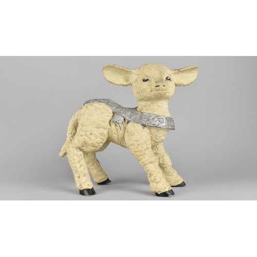 109 - An Advertising Lamb Figure for Lambtex Rugs of JL Tankard and Co of Bradford, 24cms High