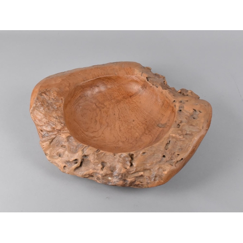 164 - A Turned Burr Wood Bowl