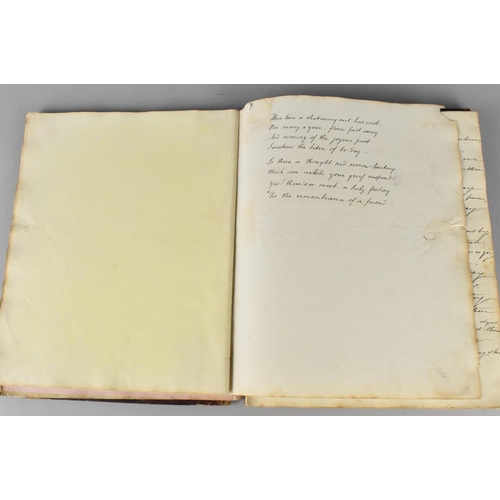 185 - A 19th Century Handwritten Book of Scriptures Dated 1841, Condition Issues To Binding