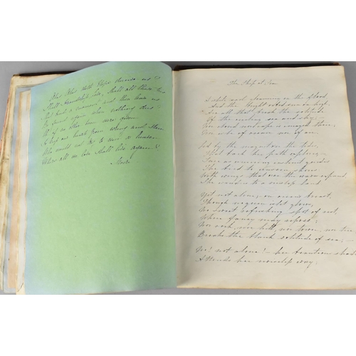 185 - A 19th Century Handwritten Book of Scriptures Dated 1841, Condition Issues To Binding