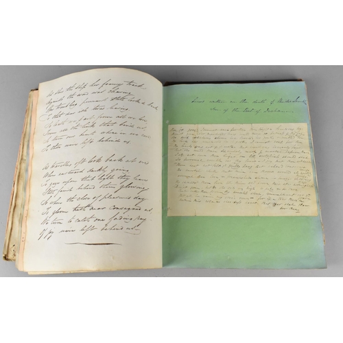 185 - A 19th Century Handwritten Book of Scriptures Dated 1841, Condition Issues To Binding