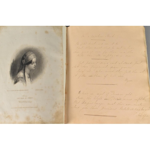 185 - A 19th Century Handwritten Book of Scriptures Dated 1841, Condition Issues To Binding