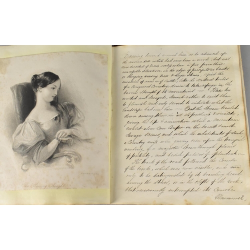 185 - A 19th Century Handwritten Book of Scriptures Dated 1841, Condition Issues To Binding