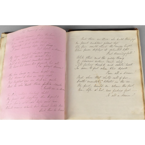 185 - A 19th Century Handwritten Book of Scriptures Dated 1841, Condition Issues To Binding