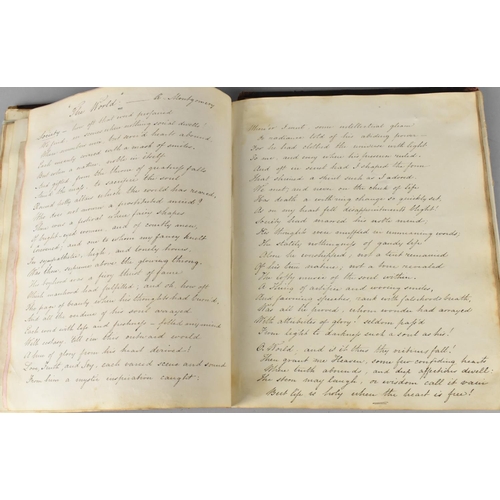 185 - A 19th Century Handwritten Book of Scriptures Dated 1841, Condition Issues To Binding