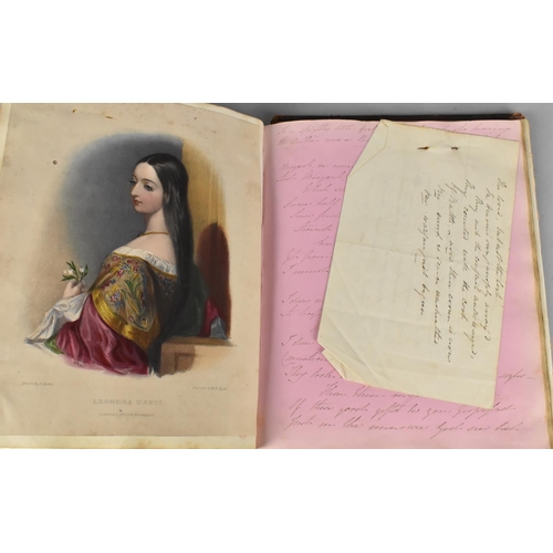 185 - A 19th Century Handwritten Book of Scriptures Dated 1841, Condition Issues To Binding