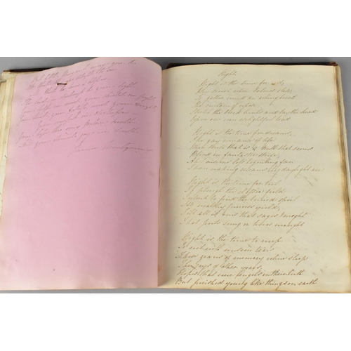 185 - A 19th Century Handwritten Book of Scriptures Dated 1841, Condition Issues To Binding