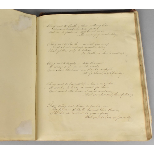 185 - A 19th Century Handwritten Book of Scriptures Dated 1841, Condition Issues To Binding