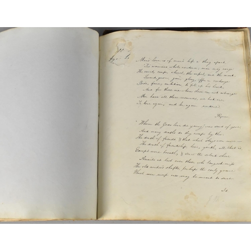 185 - A 19th Century Handwritten Book of Scriptures Dated 1841, Condition Issues To Binding