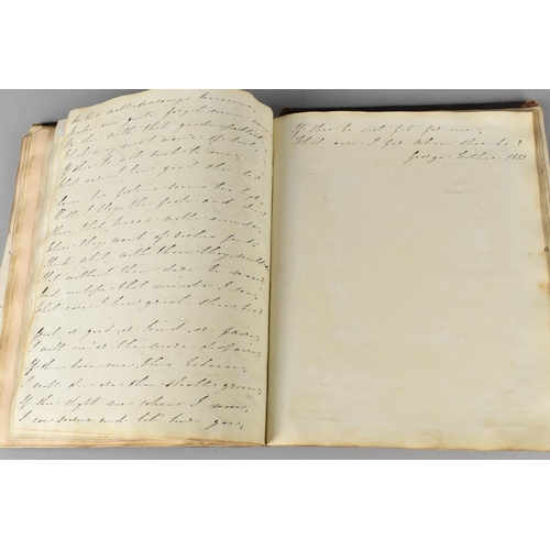 185 - A 19th Century Handwritten Book of Scriptures Dated 1841, Condition Issues To Binding