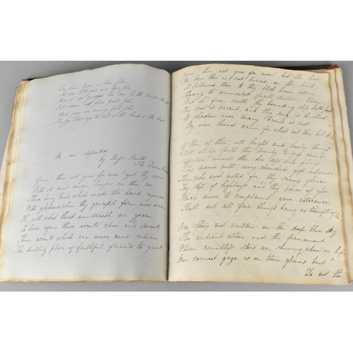 185 - A 19th Century Handwritten Book of Scriptures Dated 1841, Condition Issues To Binding