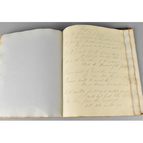 185 - A 19th Century Handwritten Book of Scriptures Dated 1841, Condition Issues To Binding