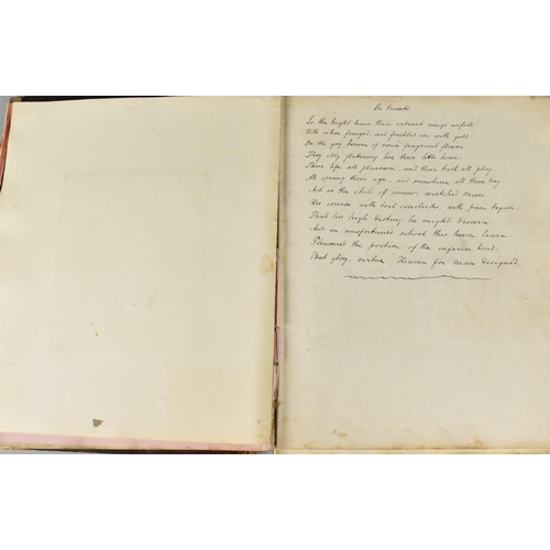 185 - A 19th Century Handwritten Book of Scriptures Dated 1841, Condition Issues To Binding