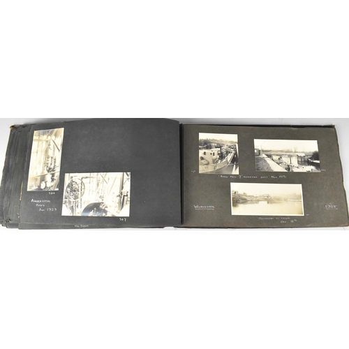 186 - A c.1930s Photo Album Belonging to Engineer W. Leighton Johnson, Detailing Shell Mex and BP Pipeline... 