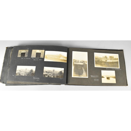 186 - A c.1930s Photo Album Belonging to Engineer W. Leighton Johnson, Detailing Shell Mex and BP Pipeline... 