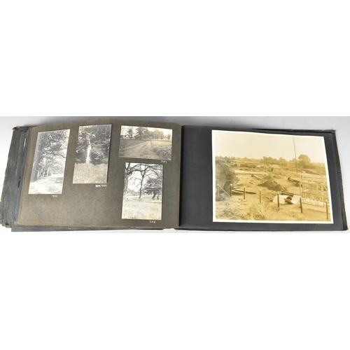 186 - A c.1930s Photo Album Belonging to Engineer W. Leighton Johnson, Detailing Shell Mex and BP Pipeline... 