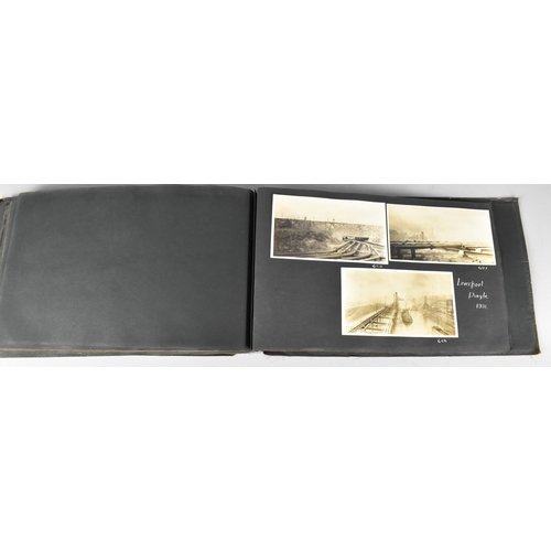 186 - A c.1930s Photo Album Belonging to Engineer W. Leighton Johnson, Detailing Shell Mex and BP Pipeline... 