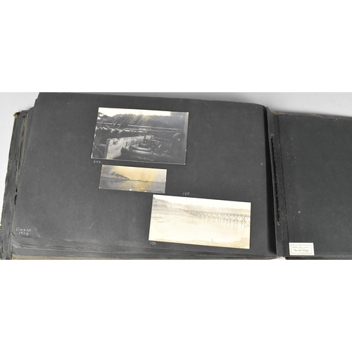 186 - A c.1930s Photo Album Belonging to Engineer W. Leighton Johnson, Detailing Shell Mex and BP Pipeline... 