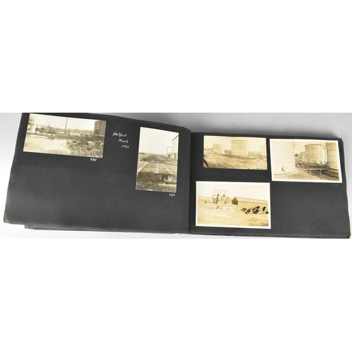 186 - A c.1930s Photo Album Belonging to Engineer W. Leighton Johnson, Detailing Shell Mex and BP Pipeline... 