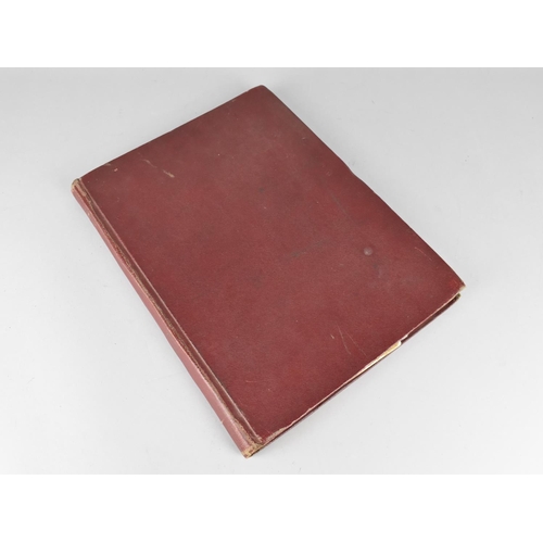 196 - A Bound Folio of Pen and Ink and Watercolours To include Cunard Ships, Aquitania Etc