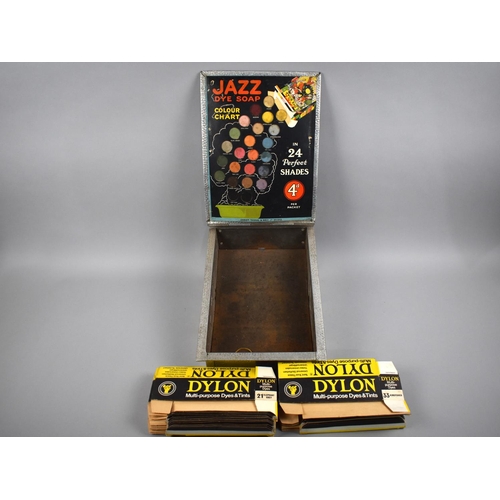 209 - A Jazz Advertising Soap Box by Christopher Thomason Bros Ltd, Containing Dylon Multi Purpose Dye and... 