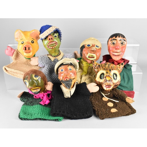 218 - A Collection of Various Vintage Puppets