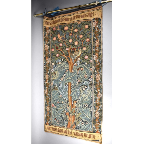 273 - A French Wall Hanging Tapestry by Goblys After the Woodpecker Tapestry Designed by William Morris