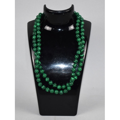 294 - A Reproduction String of Malachite Type Beads