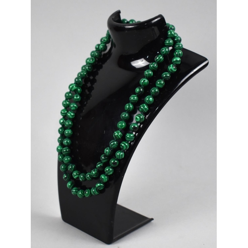 294 - A Reproduction String of Malachite Type Beads