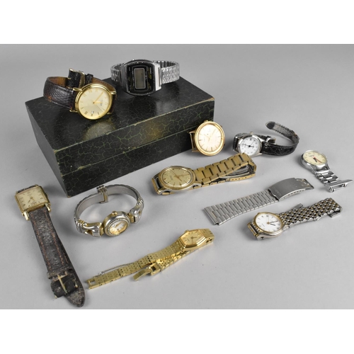 332 - A Collection of Various Vintage and Later Wrist Watches to include Examples by Timex, Monarch, Inger... 