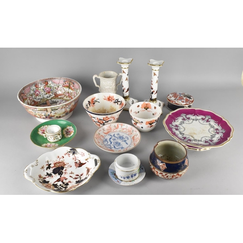 373 - A Collection of Various 18th, 19th and 20th Century Ceramics to comprise Newhall Famille Rose Style ... 