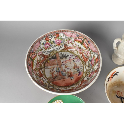 373 - A Collection of Various 18th, 19th and 20th Century Ceramics to comprise Newhall Famille Rose Style ... 