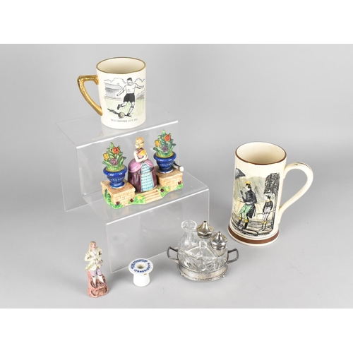 389 - A Collection of Various Items to comprise Britannia Design Ceramic Tankard for Winchester City Footb... 