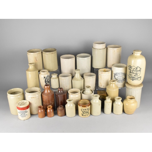 398 - A Collection of Various Stoneware Pots and Bottles Etc to include 'Pure Fresh Cream, Wigtownshire Cr... 