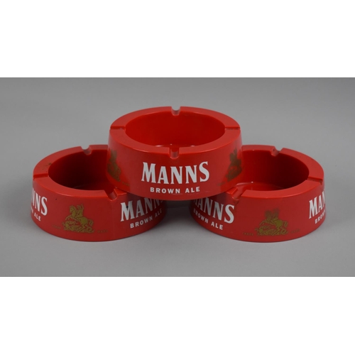 410 - A Collection of Various Advertising Ashtrays for Manns Brown Ale, Banks, Tenant's Etc