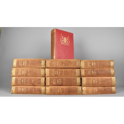 420 - Thirteen Bound Volumes, Charles Dickens, Imperial Edition Published by Gresham Publishing Company, L... 