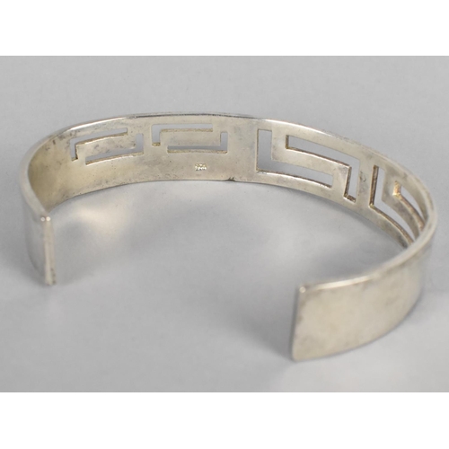 464 - A Sterling Silver Gucci Style Bangle