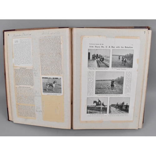 66 - Two Early 20th Century Scrapbooks Relating to The Duhallow Hunt Containing a Number of Newspaper Cut... 