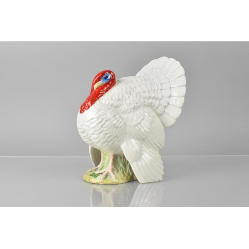 381 - A Beswick Study of a Turkey Designed by Albert Hallam, no. 1957, White Colourway